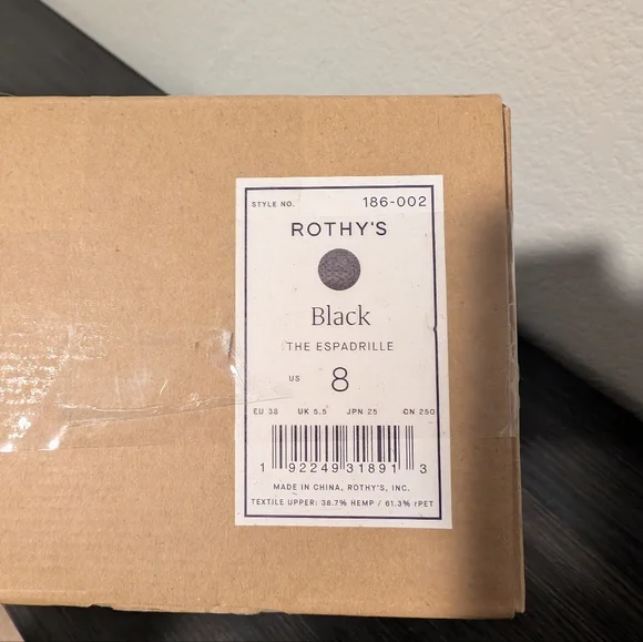 Rothy's Black Espadrilles - Picture 4 of 4